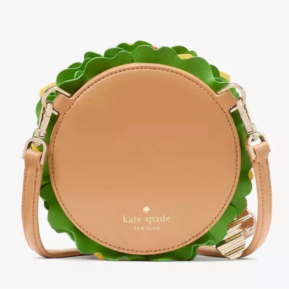 Kate Spade 3D Cheeseburger Crossbody Bag NWT 🏷 - Picture 6 of 7